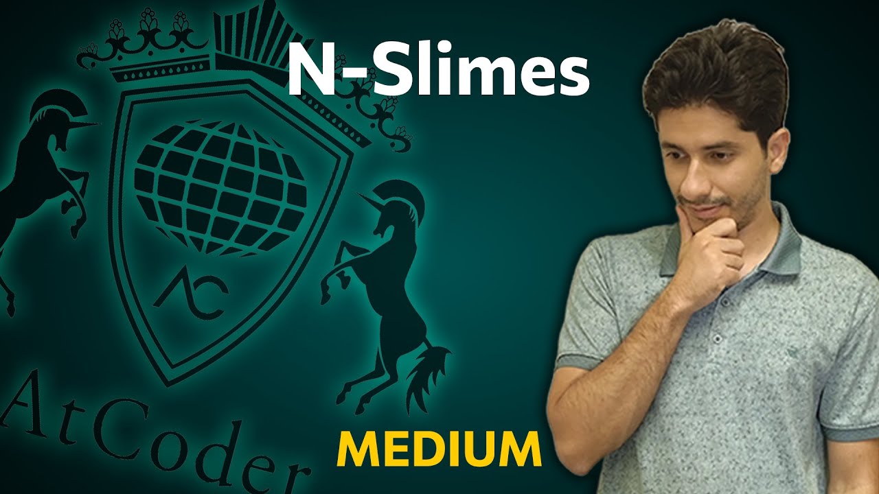 algoritmi_acad's tweet card. Problem Solving: N-Slimes @ Atcoder
