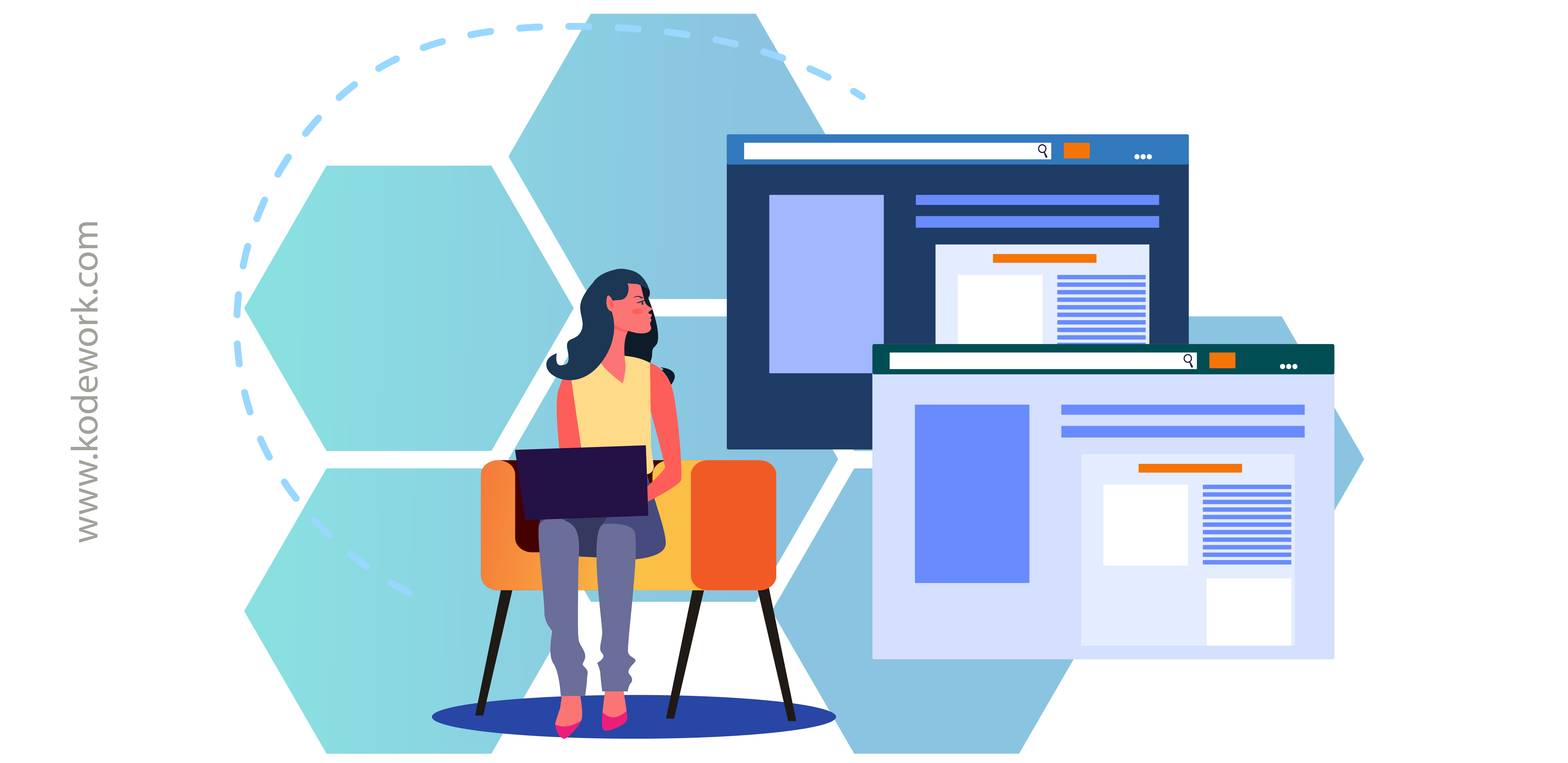 kodework's tweet card. A front end developer is also known as a client-side developer since they specialise in the programming of user interfaces.