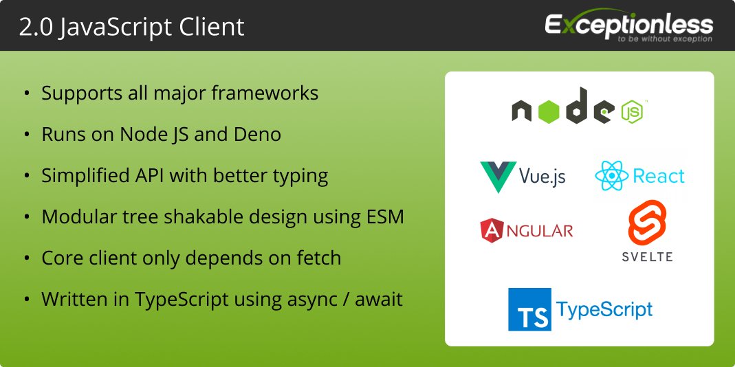 Exceptionless's tweet card. Real-time exception reporting for ASP.NET, Web API, WebForms, WPF, Console, and MVC applications. Includes event organization, notifications, and more.