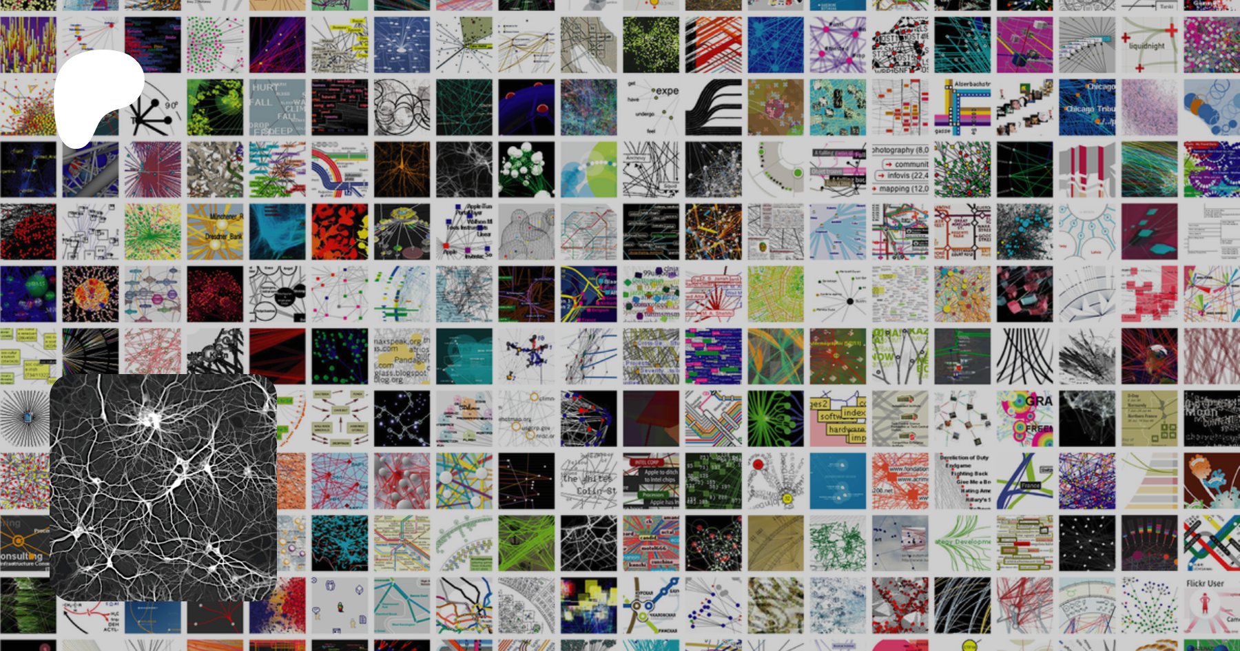 moritz_stefaner's tweet card. creating a library of 1,000 network visualization projects