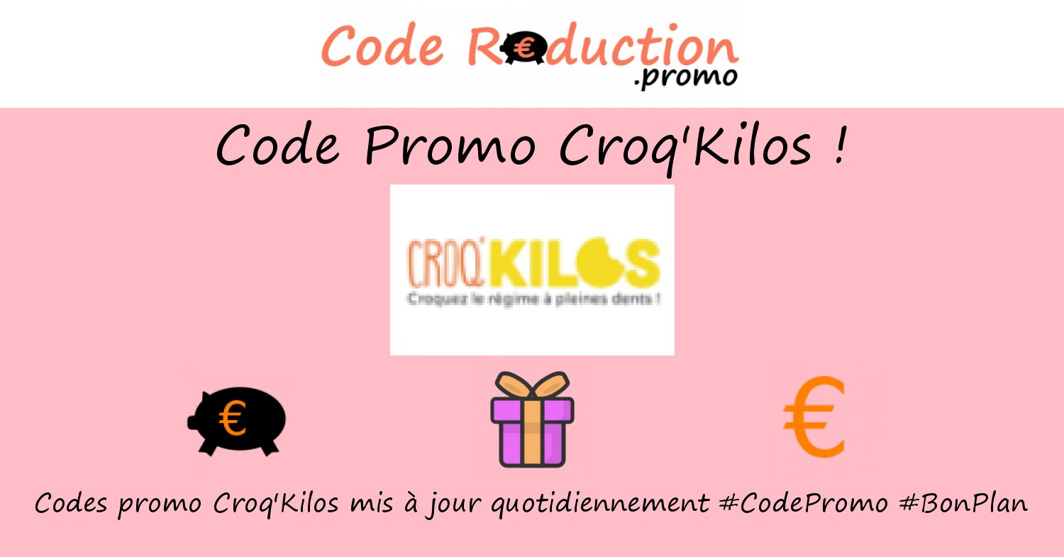 CodeRed_Promo's tweet card. ᐅ Trouvez un code promo Croq'Kilos valide ⭐ Obtenez des réductions exclusives en utilisant un ❤❤❤ code promo Croq'Kilos ❤❤❤ Octobre 2025