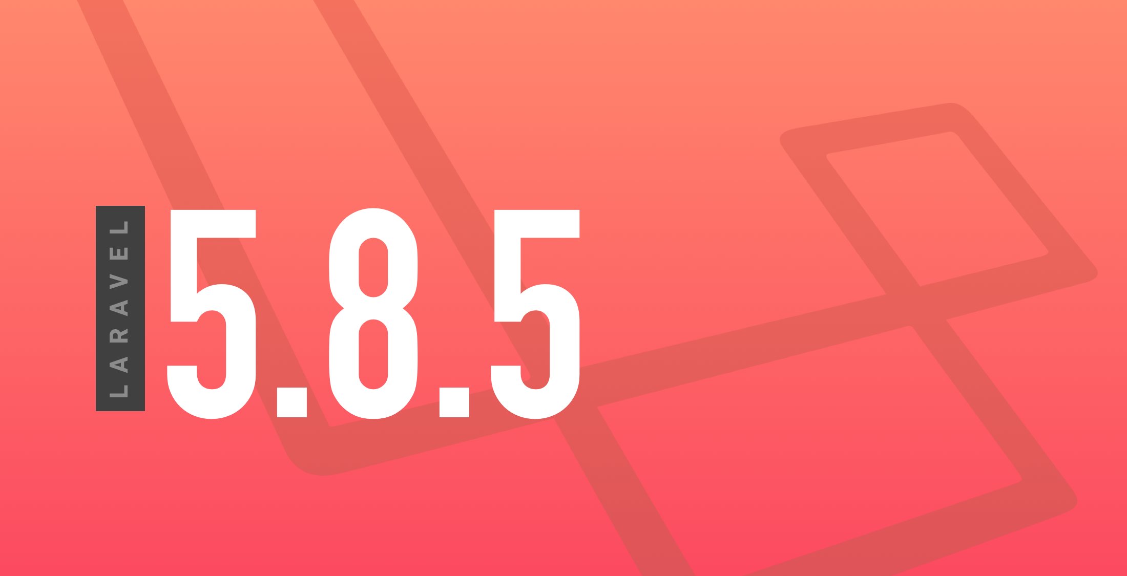 laravelnews's tweet card. Laravel 5.8.5 is released with a security patch for the unique validation rule.