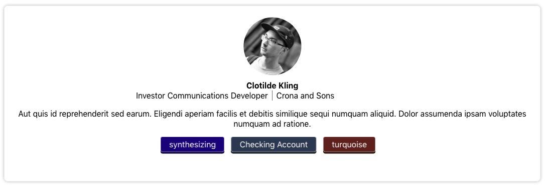 JavaScriptES19's tweet card. Using react-window to render virtualized lists in React