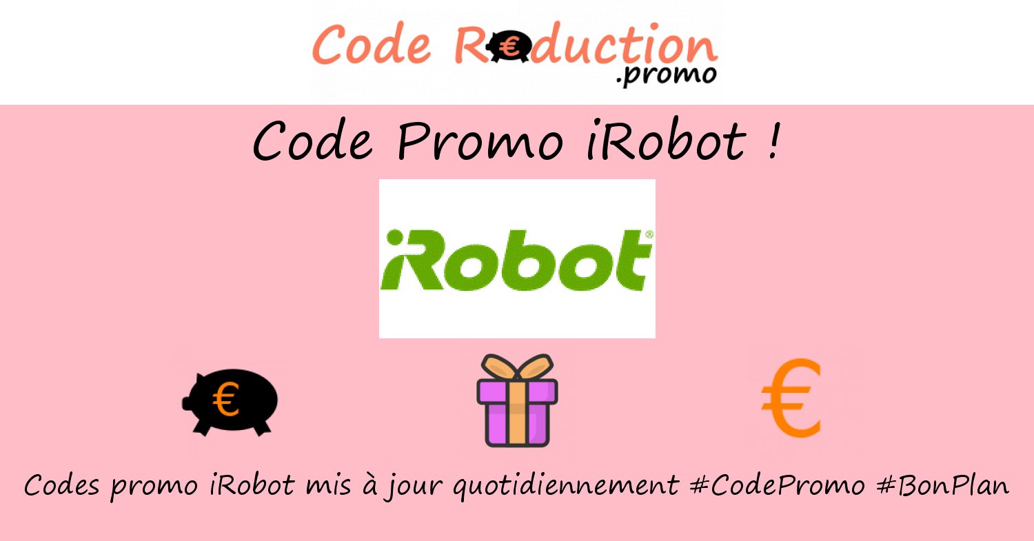 CodeRed_Promo's tweet card. ᐅ Trouvez un code promo iRobot valide ⭐ Obtenez des réductions exclusives en utilisant un ❤❤❤ code promo iRobot ❤❤❤ Octobre 2025