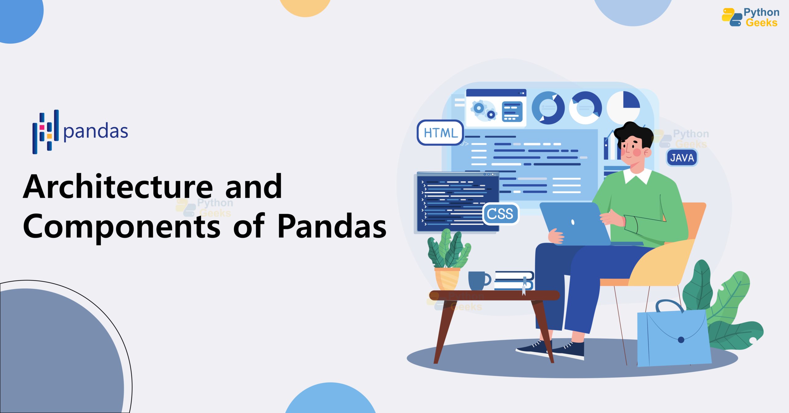 python_geeks's tweet card. Pandas is built on a solid base that makes combining data structures, indexing, and many other functions easy. Because of this architecture, Pandas is very good at analyzing data.