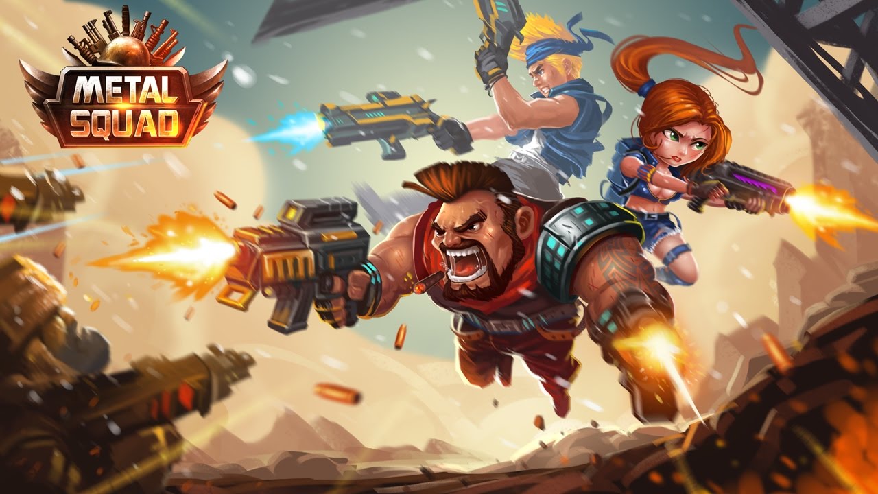 AndroidHackers1's tweet card. Metal Squad Mod