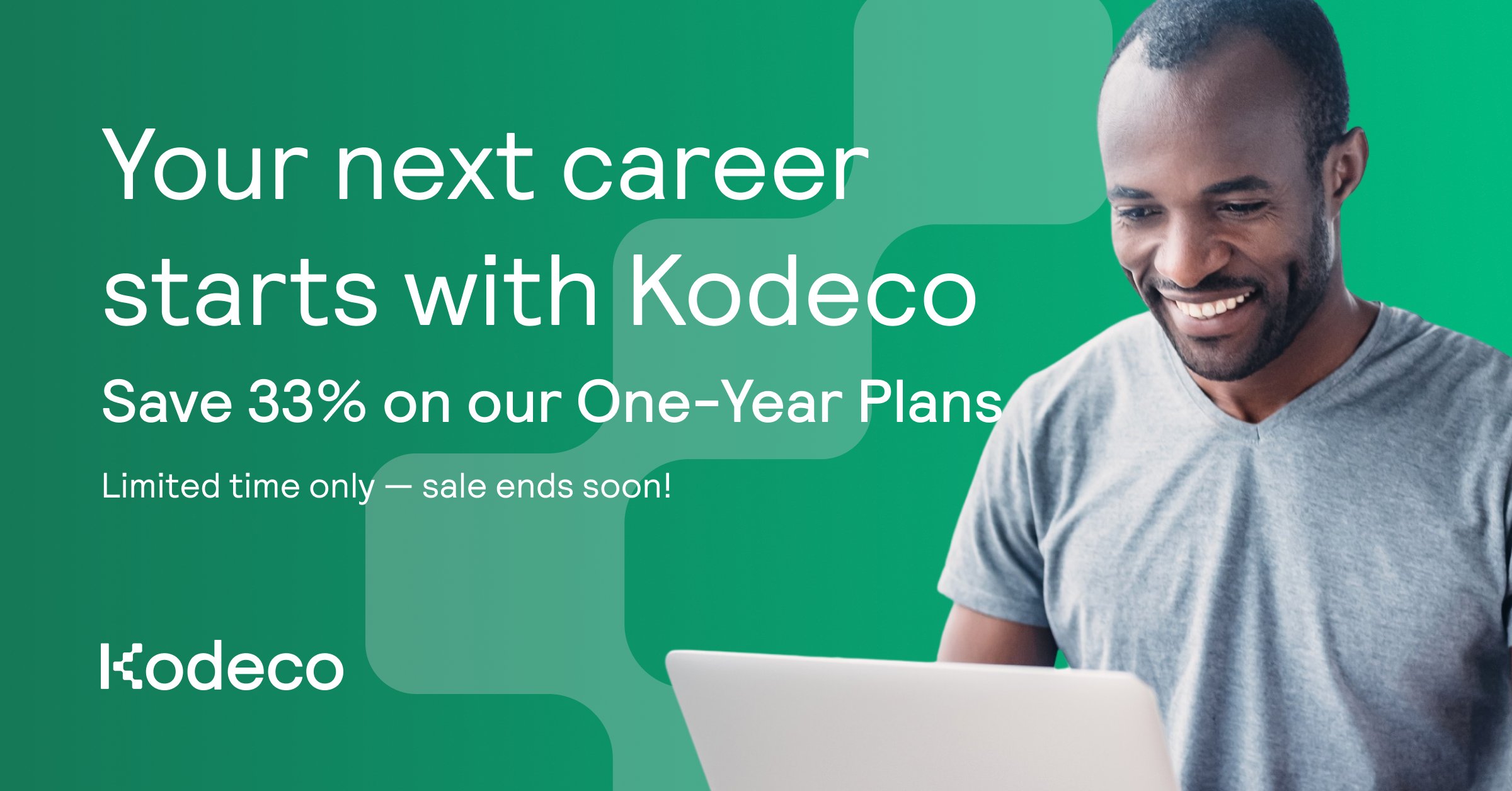 objctutorials's tweet card. Get complete and immediate access to a One-Year Kodeco Personal Plan for just $399 — that’s a massive savings of 33% over what you’d pay with the usual per-month price!