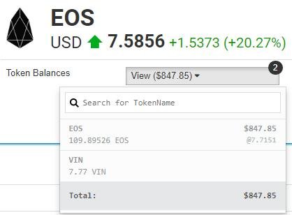 techstack76's tweet card. Since #EOS is up around 20% today I got my first airdrop for #EOS in my MEW wallet today. Although it is just small… by techstack