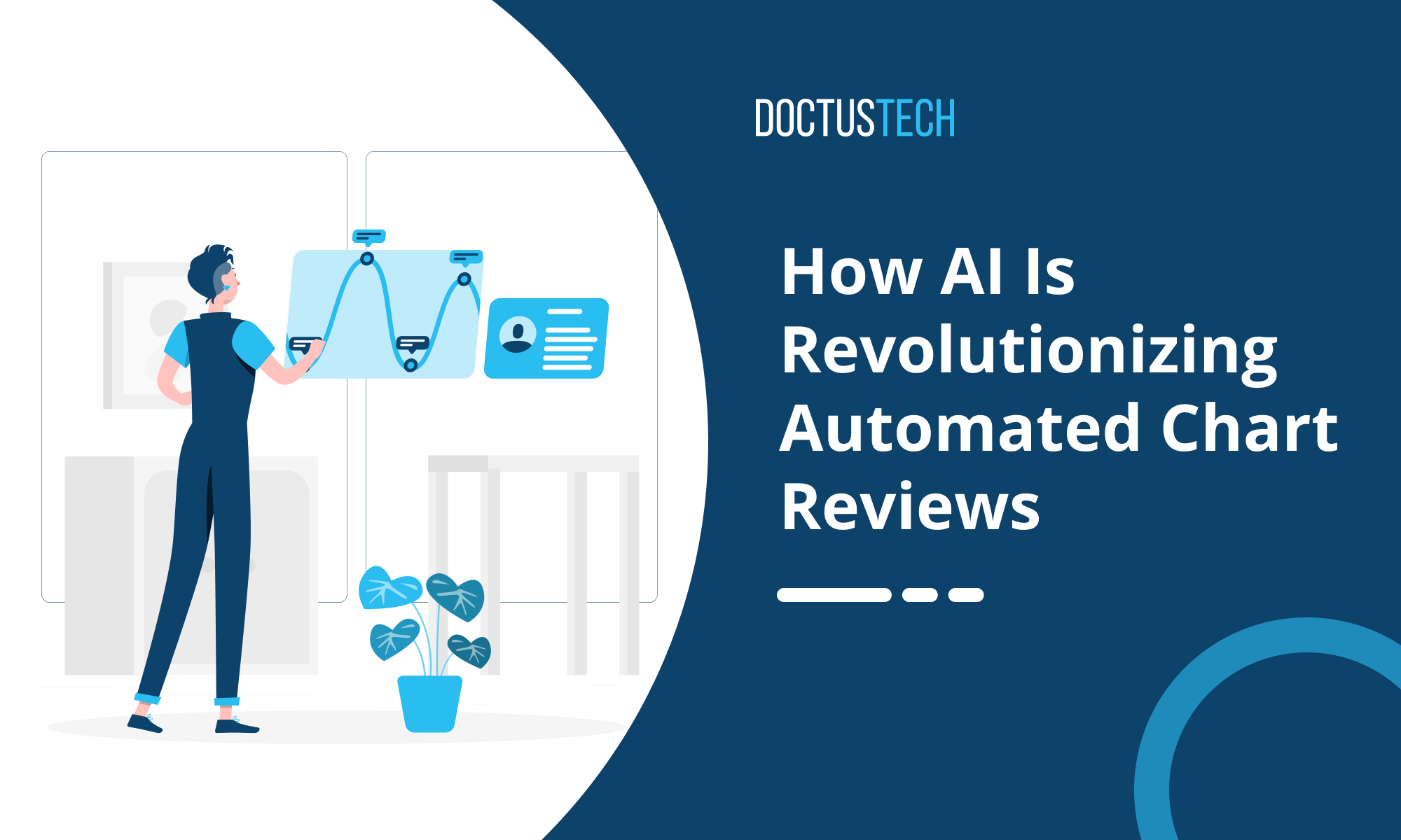 DoctusTech's tweet card. Discover how Chart Reviews with AI enhance accuracy, streamline workflows, and ensure compliance in medical documentation. Learn more today!