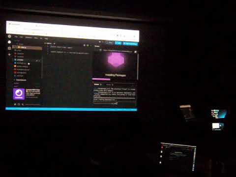 FreecodecampNj's tweet card. Intro to Gatsby.js