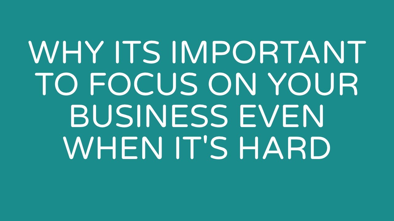 dabblemediallc's tweet card. Why its important to focus on your business even when it's hard