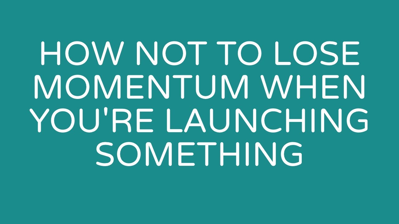 dabblemediallc's tweet card. How not to lose momentum when you're launching something