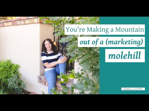dabblemediallc's tweet card. You're making a mountain out of a (marketing) molehill