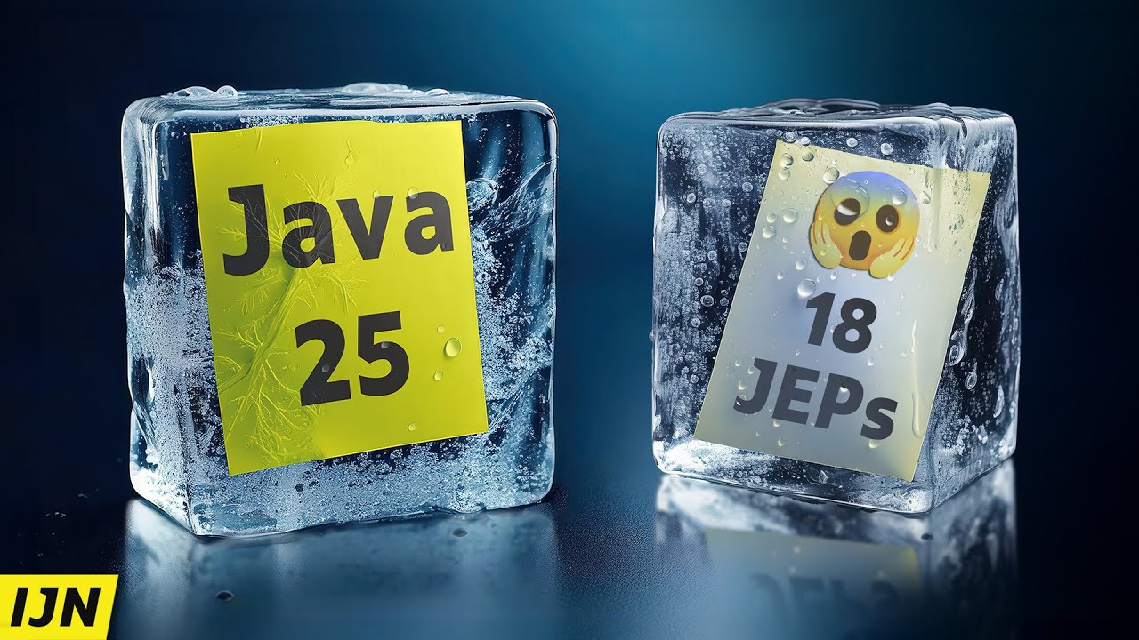 gabrielrmunoz's tweet card. Java 25 Brings 18 JEPs 😱 Inside Java Newscast #92