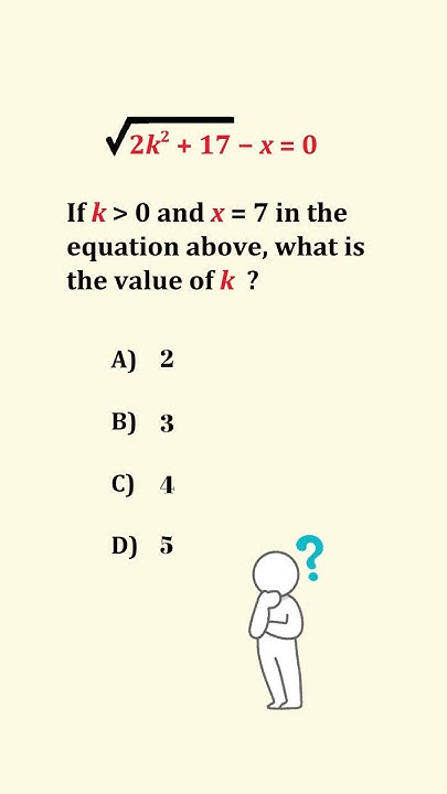 MathProblemz's tweet card. If x = 7… What’s k? 🔥 Test Your Math Skills!