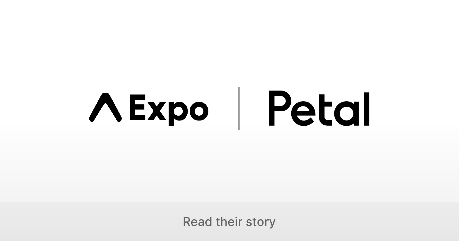 expo's tweet card. After using Expo, I can't imagine going back to app store deployments when something needs to get out fast.