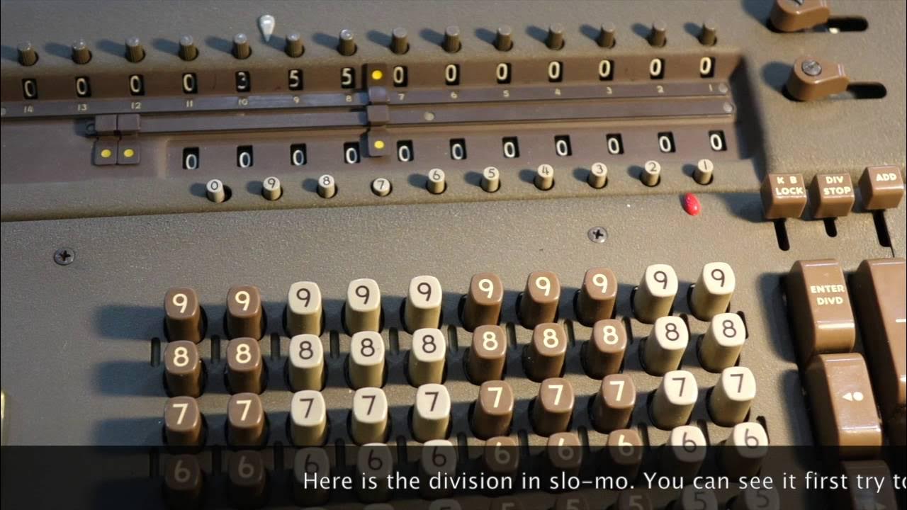 csharparmyknife's tweet card. Divide by Zero on the Friden STW10 Mechanical Calculator