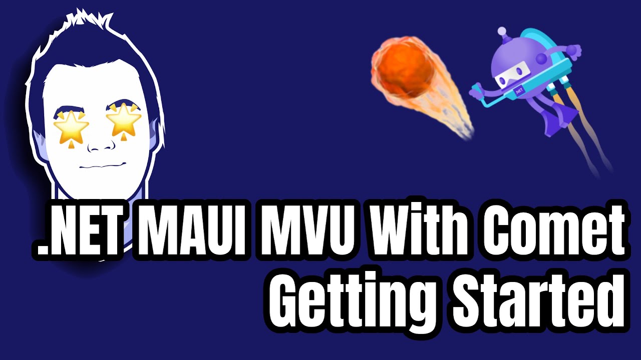 jfversluis's tweet card. .NET MAUI MVU With Comet: Getting Started in VS Code