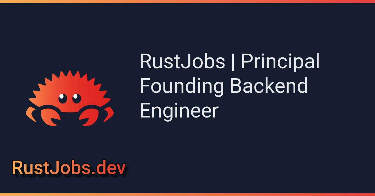 rustjobs_dev's tweet card. Join a pioneering team to build the first fully decentralized on-chain perpetuals exchange. As a founding engineer, y...