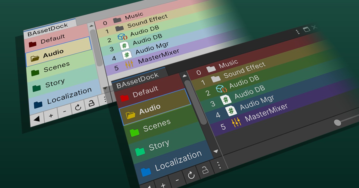 bwaynesu's tweet card. Use the BAssetDock from BWayneSu on your next project. Find this utility tool & more on the Unity Asset Store.