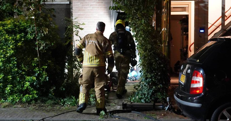 Vrouw gewond bij brand in huis