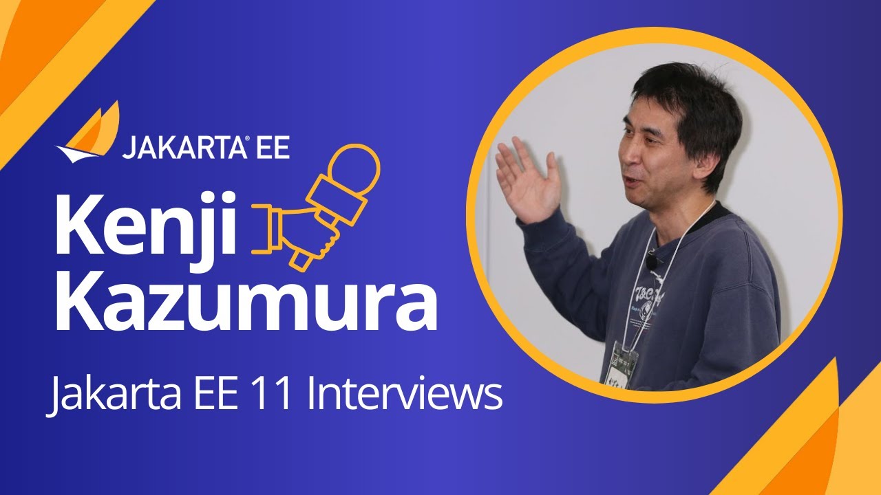 JakartaEE's tweet card. Kenji Kazumura explores Jakarta EE releases and its key features
