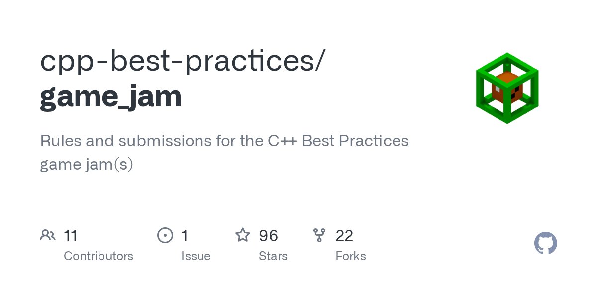 lefticus's tweet card. Rules and submissions for the C++ Best Practices game jam(s) - cpp-best-practices/game_jam