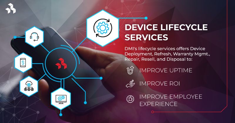 DataPredictive's tweet card. DMI (Digital Management, LLC) How does DMI ensure our clients achieve the maximum uptime when it comes to device lifecycle services? We consolidate, configure, stage, and kit IT–as well as a wide...