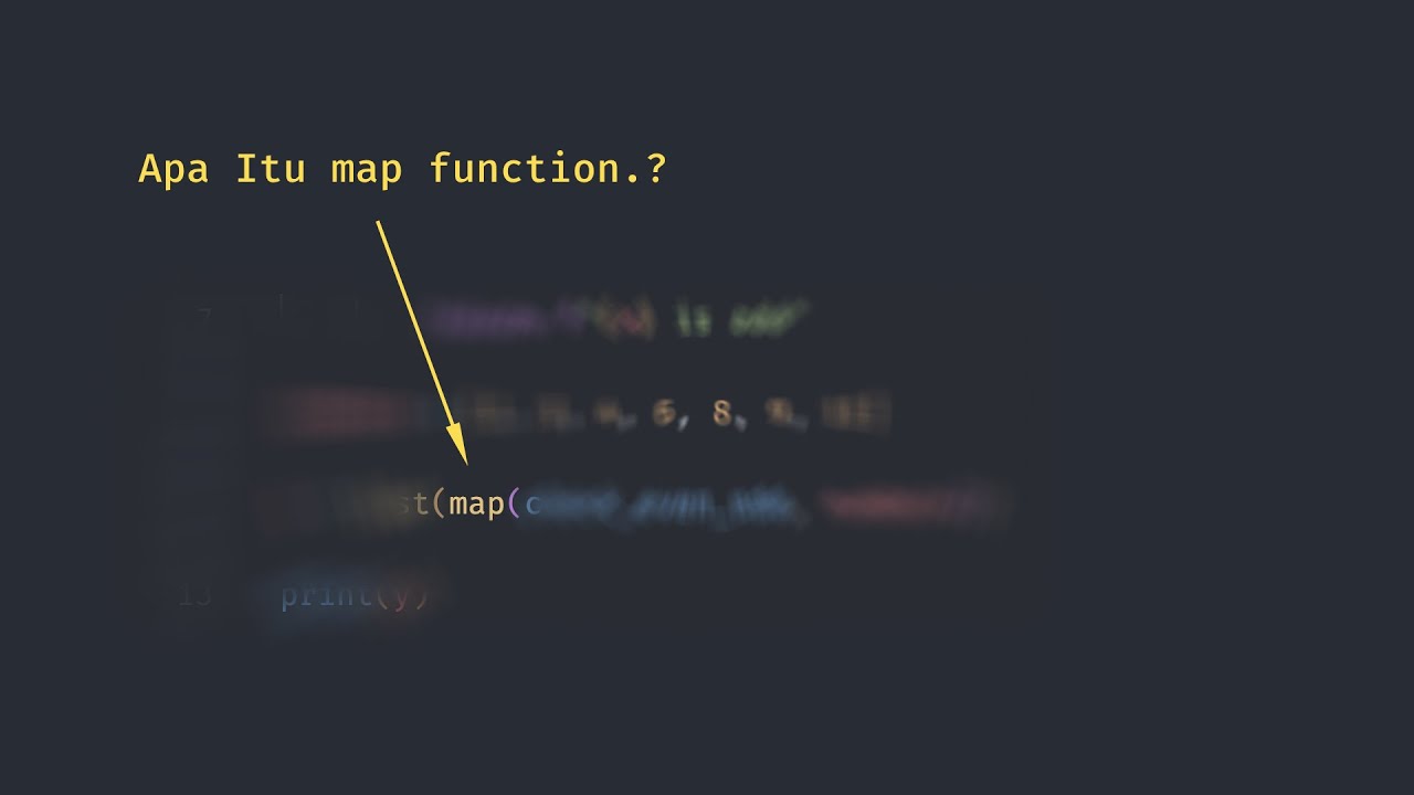 ishamashi's tweet card. Penjelasan Map Function dalam Python