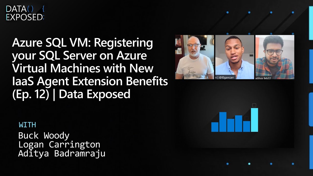 AzureSQL's tweet card. Registering SQL Server on Azure Virtual Machines with New IaaS Agent...