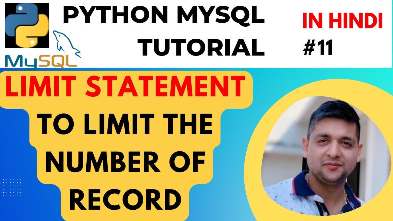 DatacodeSharad's tweet card. LIMIT Statement to limit the Number of Record in MySQL Python |...