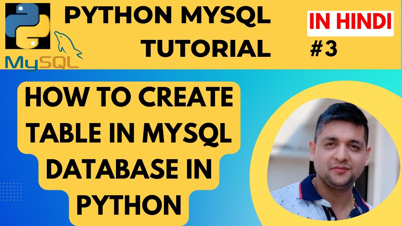 DatacodeSharad's tweet card. How to Create Table in MySQL Python || Python MySQL Create Table |...