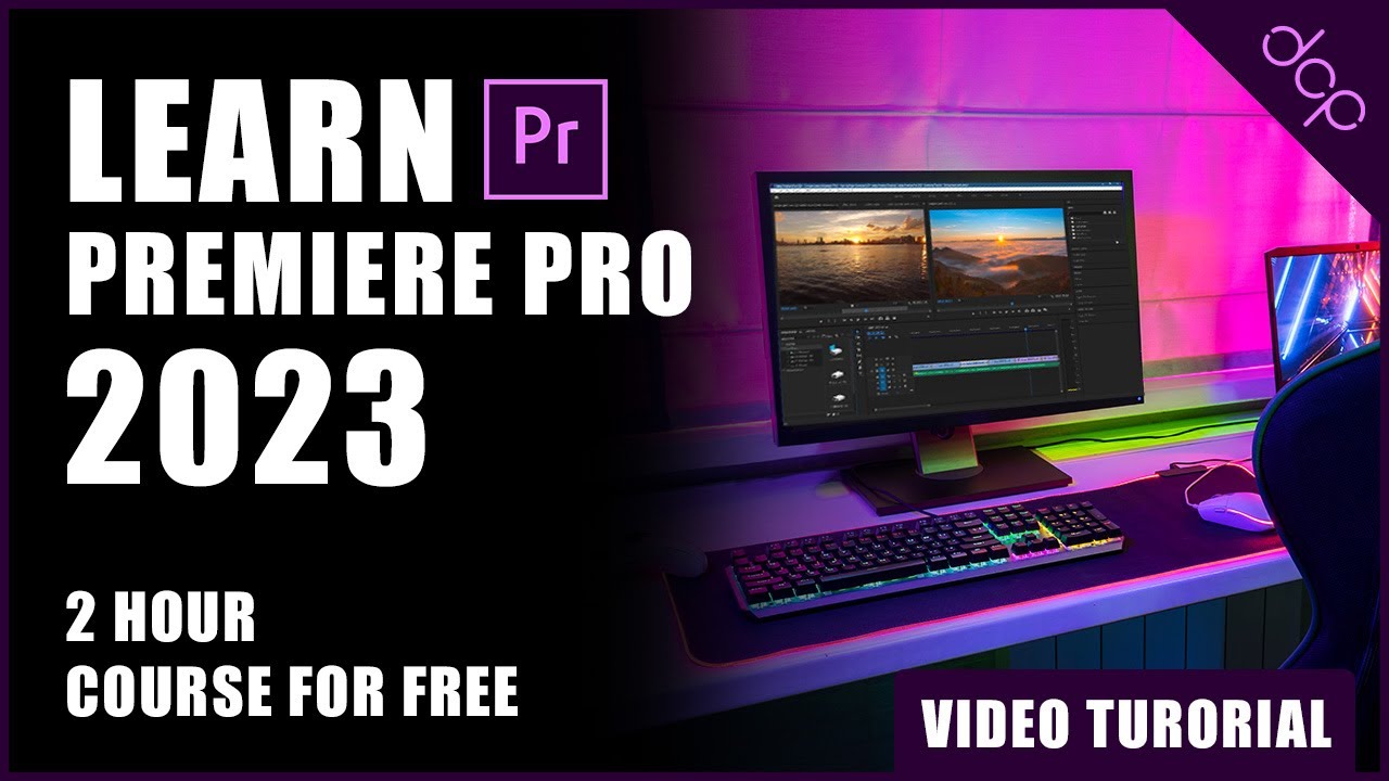 dcpwebdesigners's tweet card. Adobe Premiere Pro For Beginners
