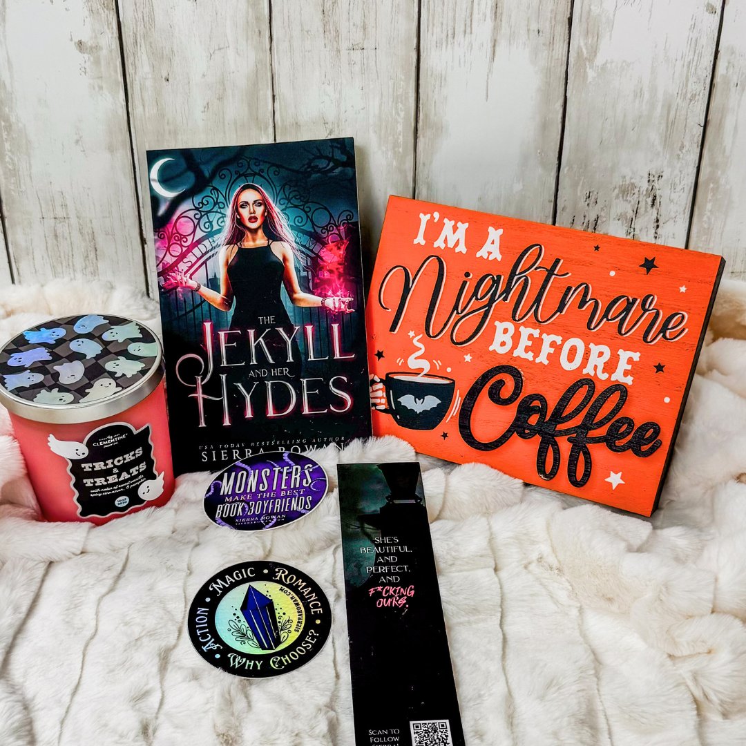 Aacm05's tweet card. The Jekyll and Her Hydes Spooky Giveaway! by Sierra Rowan. Hosted by KingSumo Giveaways