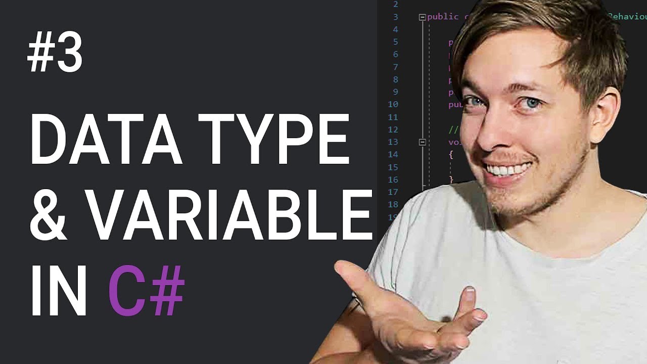 usemmtuts's tweet card. 3: How To Create Variables In C# | Data Types In C# | C# Tutorial For...