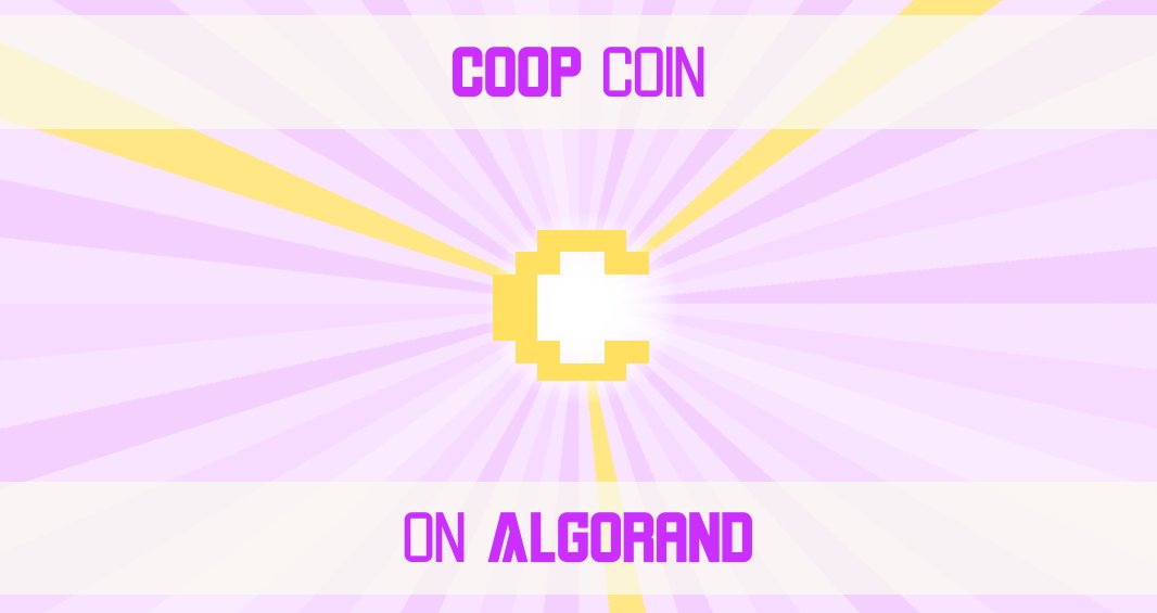 CoopCoinHQ's tweet card. Coop.hair is home to the $COOP Community Rewards Vault & Challenge Governance
