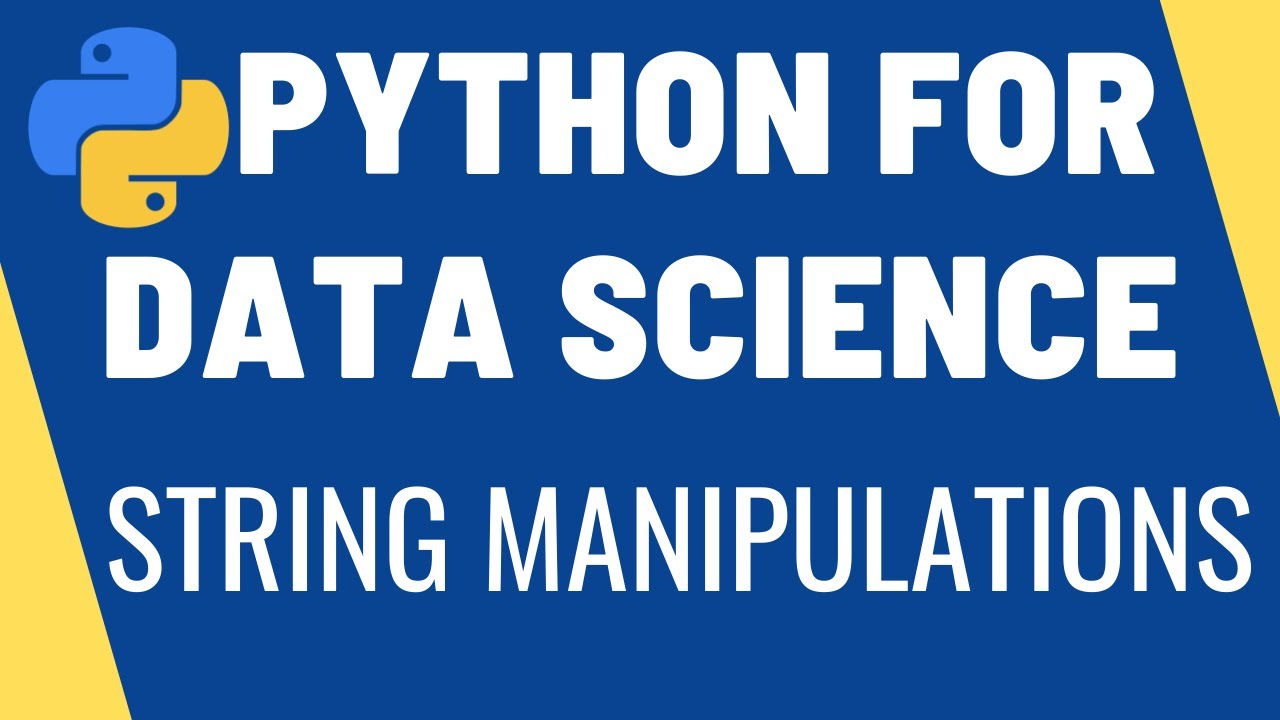 techprogrammer1's tweet card. String Manipulations | Python for Data Science | String Indexing,...
