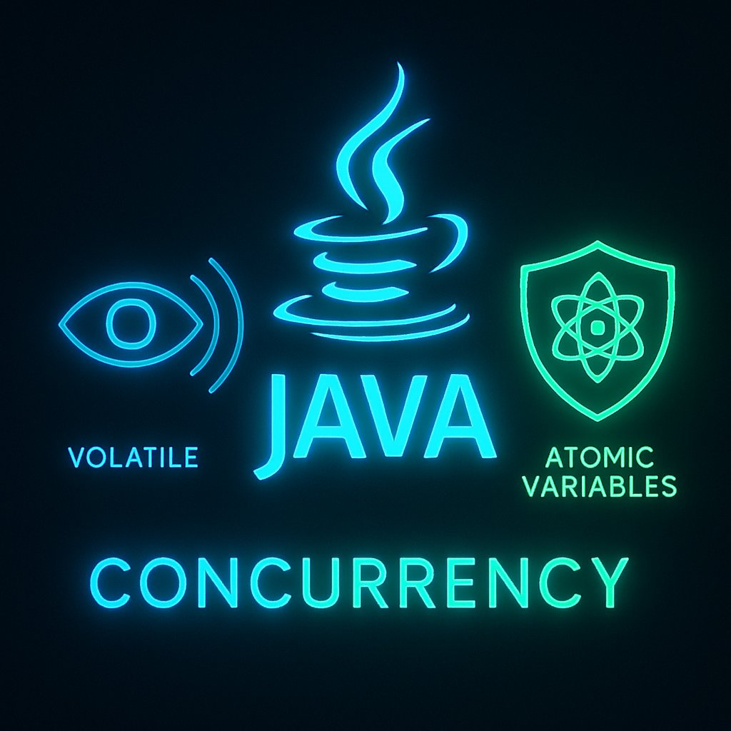 javainspires's tweet card. Confused about volatile and AtomicInteger in Java? Discover the key differences between visibility and atomicity, learn practical use cases, and under