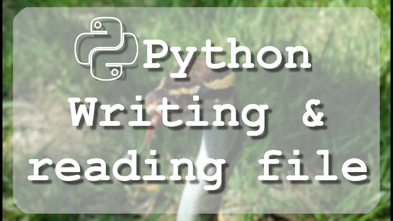 PyLessons's tweet card. #14 Learn to use Python file manipulation while reading and writing...