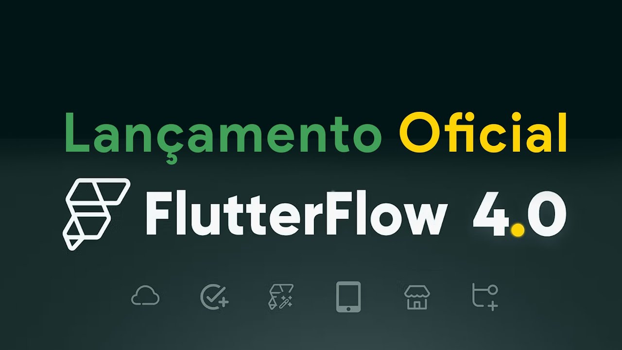 flutterflowbr's tweet card. FLUTTERFLOW 4.0 LANÇOU - TESTANDO OS NOVOS RECURSOS