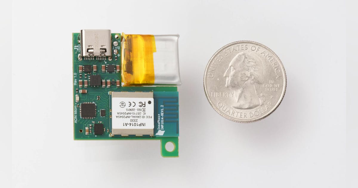 MicrowavesRF's tweet card. AONDevices unveiled a sensor module in collaboration with P-Logic Consulting to address challenges in edge AI adoption.