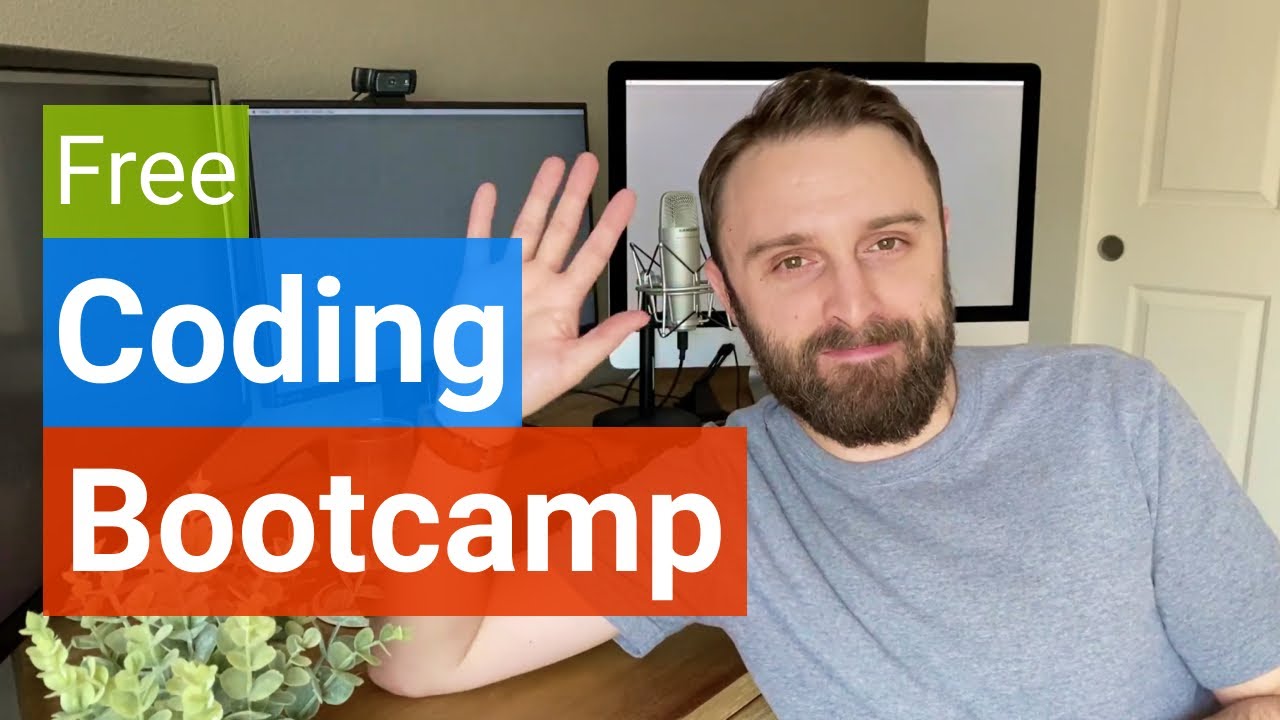 learnwebcode's tweet card. Free Coding Bootcamp - Brad's Bootcamp Intro