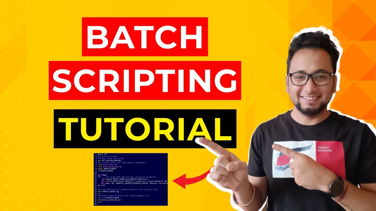 LogicOpsLab's tweet card. Batch Scripting Tutorial | Roadmap | #01