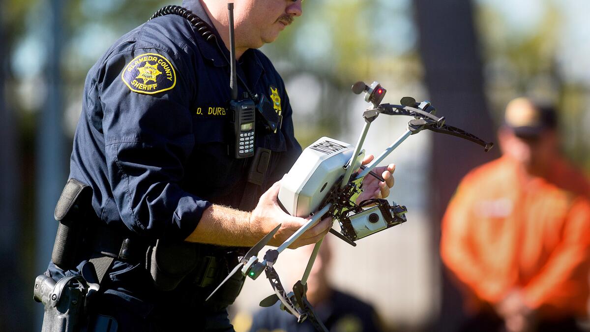 SalHernandez's tweet card. The use of police drones is “poised to explode,” leaving public regulation and transparency efforts in danger of being caught woefully behind, civil rights advocates warn.