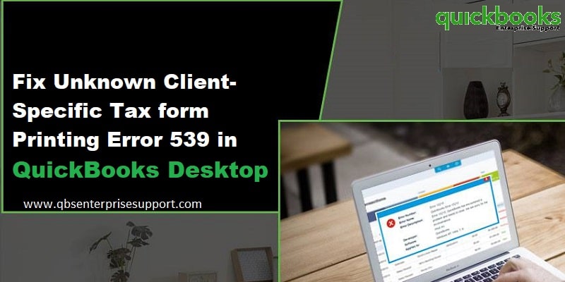 ryanledger44's tweet card. Checkout the latest DIY methods to fix unknown client-specific tax form printing error 539 in QuickBooks desktop. Follow the given steps here.