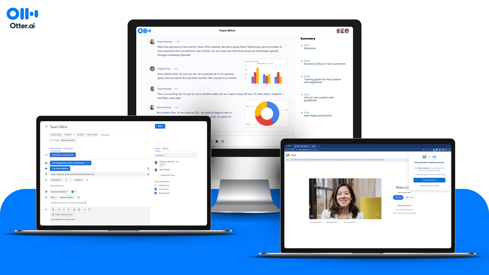 otter_ai's tweet card. Add Otter to virtual meetings with the Chrome Extension. Otter Meeting Agent records, participates, takes notes, captures slides & generates AI summaries.