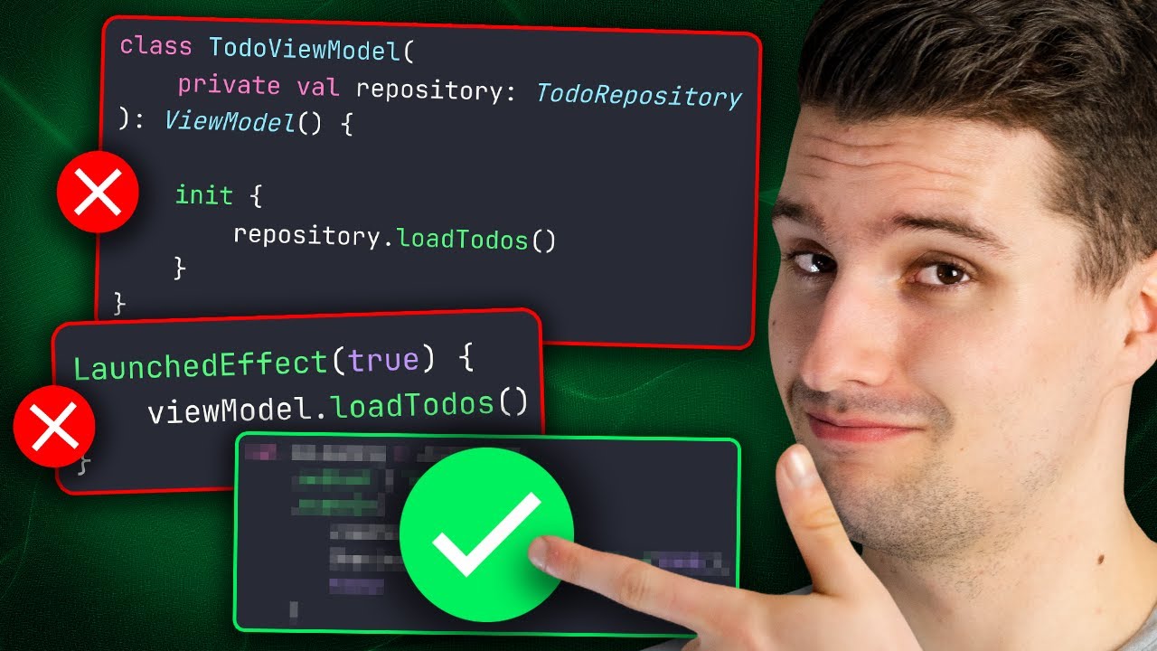 github_skydoves's tweet card. The ONLY Correct Way to Load Initial Data In Your Android App?