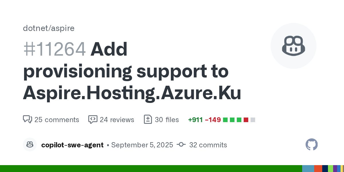 davidfowl's tweet card. Implement comprehensive Azure provisioning for Kusto clusters following AppConfiguration patterns Add NameOutputReference property for bicep output references Add AddAsExistingResource method wit...