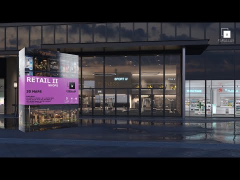 parallax_w's tweet card. wParallax Retail Pack 2 - Shops