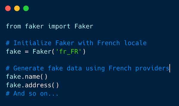 funwaycoding's tweet card. In this article, I will share what I have learnt on what and how localised providers in the Python faker class can be used to generate fake…